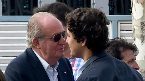 El rey Juan Carlos y su nieto Froilán El rey Juan Carlos y su nieto Froilán