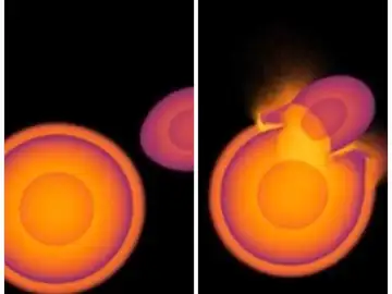 Simulan el impacto de un planeta contra la Tierra Simulan el impacto de un planeta contra la Tierra