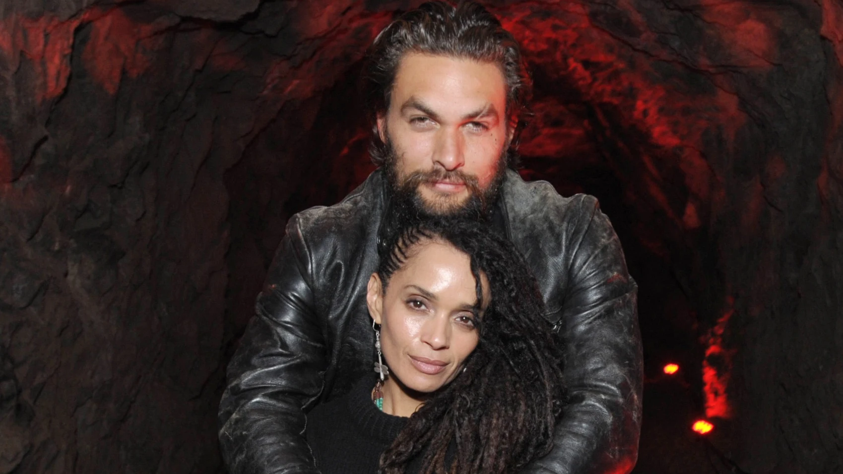 Jason Momoa y su mujer Lisa Bonet Jason Momoa y su mujer Lisa Bonet