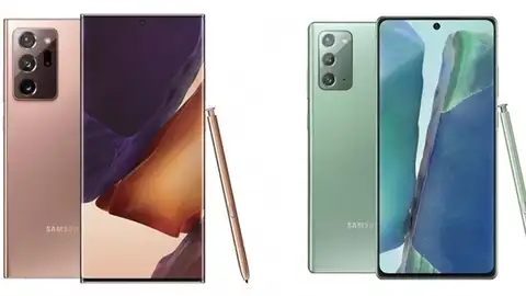 Galaxy Note 20 (d) y Note 20 Ultra (i) Galaxy Note 20 (d) y Note 20 Ultra (i)