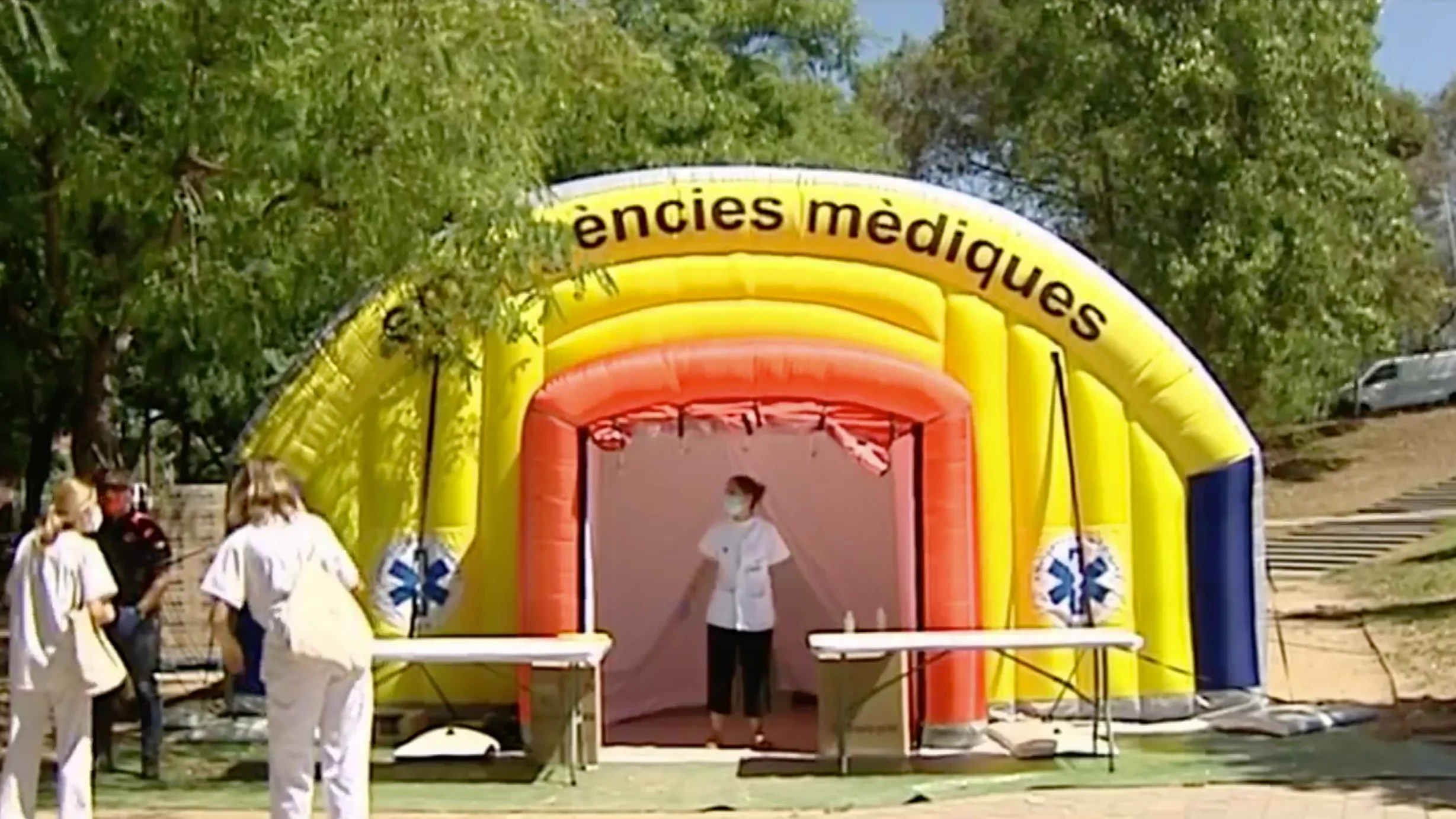 Carpa Sabadell para pruebas PCR