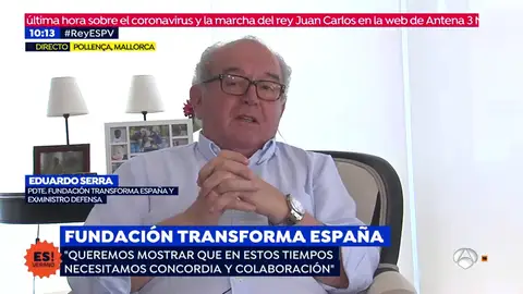 Eduardo Serra, presidente de la Fundación Transforma, invita a los políticos y la sociedad a aportar nuevas ideas para relanzar la economía tras el coronavirus Eduardo Serra, presidente de la Fundación Transforma, invita a los políticos y la sociedad a aportar nuevas ideas para relanzar la economía tras el coronavirus