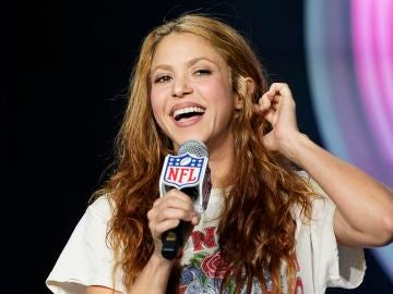 Shakira durante la presentación de la Super Bowl 2020