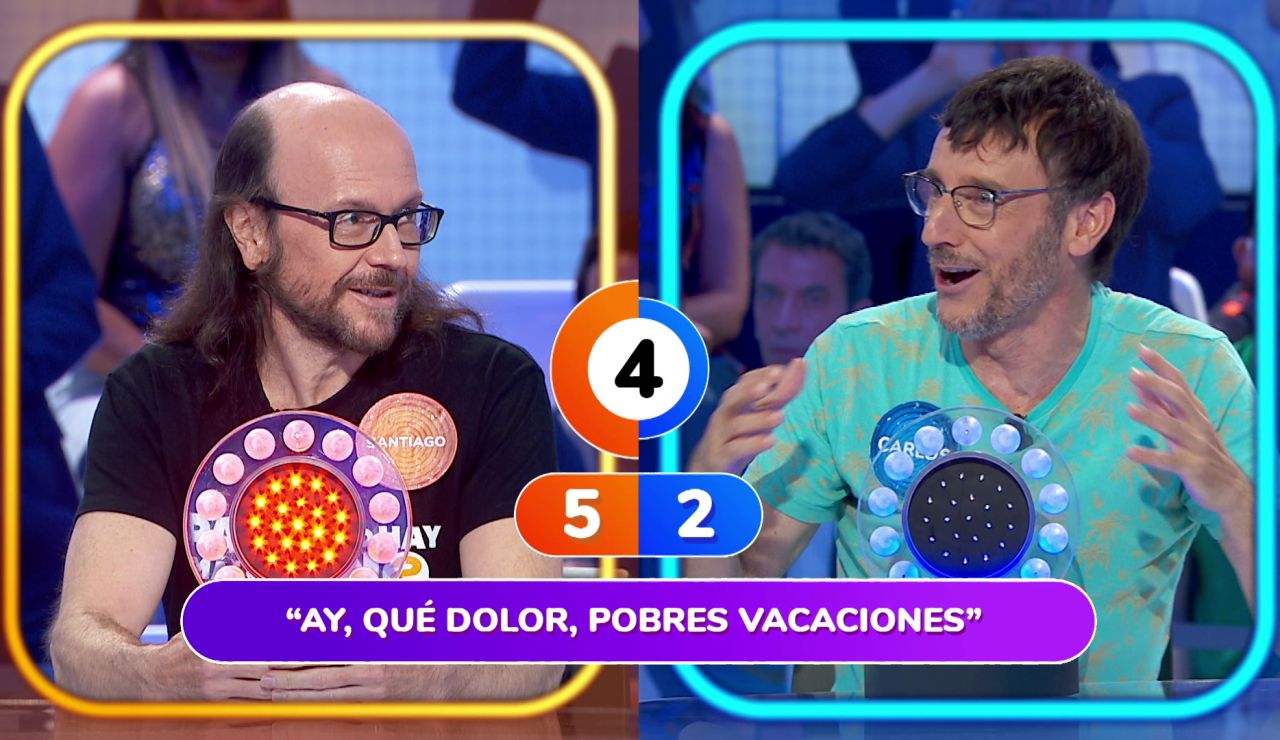 Santiago Segura deja “perplejo” a Carlos Chamarro con su rapidez en ‘La Pista’ Santiago Segura deja “perplejo” a Carlos Chamarro con su rapidez en ‘La Pista’