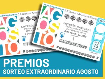 Sorteo Extraordinario de Agosto 2020: Premios del sorteo de la Lotería Nacional del 8 de agosto