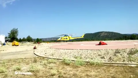 Roban un helicóptero de extinción de incendios en Cuenca Roban un helicóptero de extinción de incendios en Cuenca