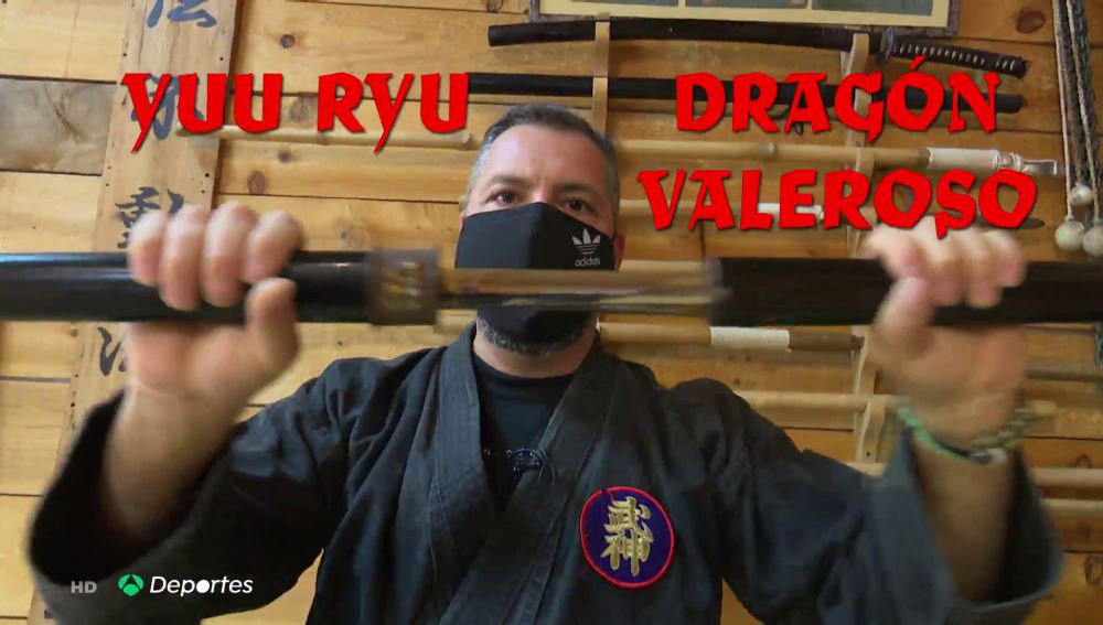 Antena 3 Deportes entrevista a 'Dragón Valeroso', el ninja español: "Siempre hay que evitar la violencia"