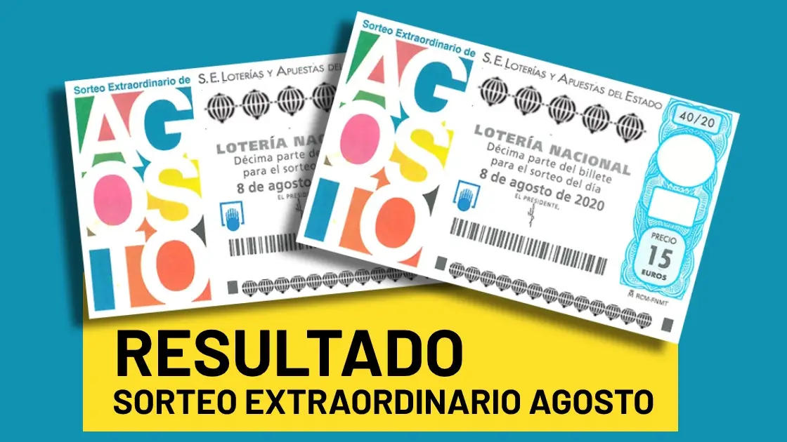 Sorteo Extraordinario de Agosto 2020: Resultado de la Lotería Nacional del sábado 8 de agosto Sorteo Extraordinario de Agosto 2020: Resultado de la Lotería Nacional del sábado 8 de agosto
