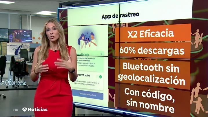 Radar COVID puede llegar a detectar el doble de contactos que un rastreador de coronavirus humano