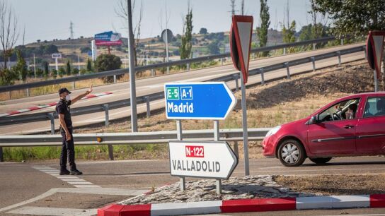 La Polic&iacute;a realiza controles a la salida de Aranda del Duero