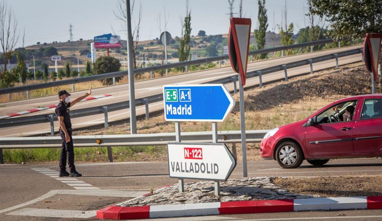 La Policía realiza controles a la salida de Aranda del Duero