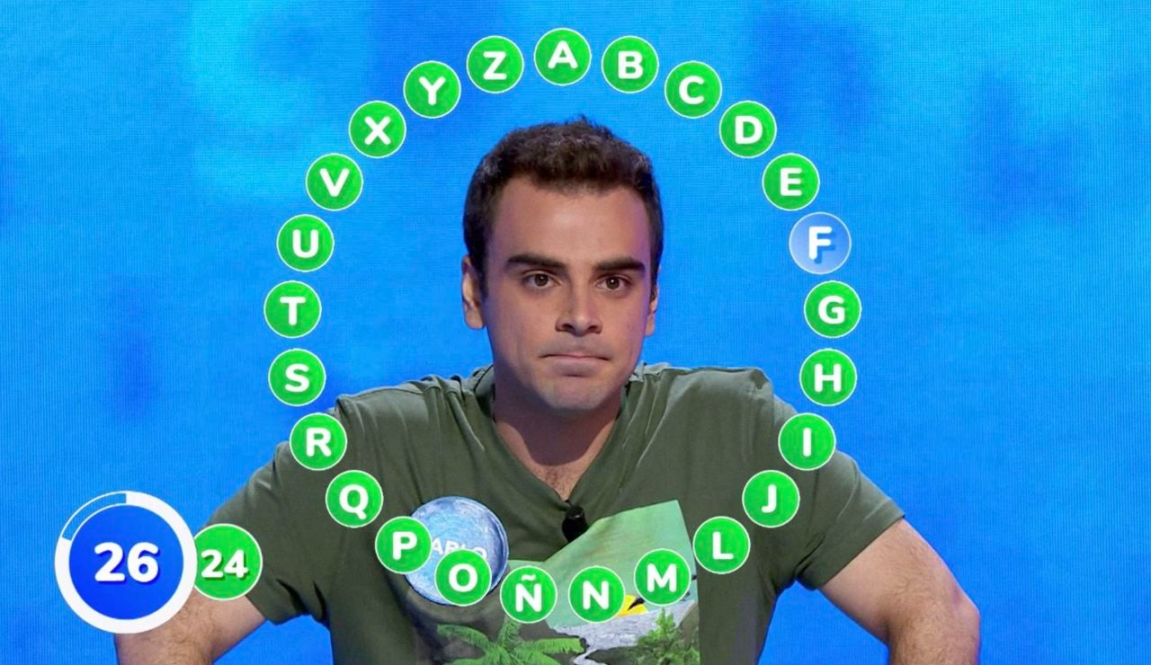 ¡A una de 460.000 euros! Pablo sueña con el bote tras un fascinante rosco ¿se lo llevará? ¡A una de 460.000 euros! Pablo sueña con el bote tras un fascinante rosco ¿se lo llevará?
