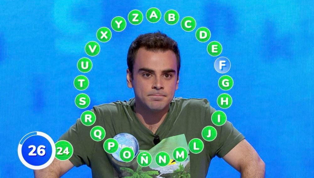 ¡A una de 460.000 euros! Pablo sueña con el bote tras un fascinante rosco ¿se lo llevará?