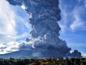Volcán indonesio Sinabung
