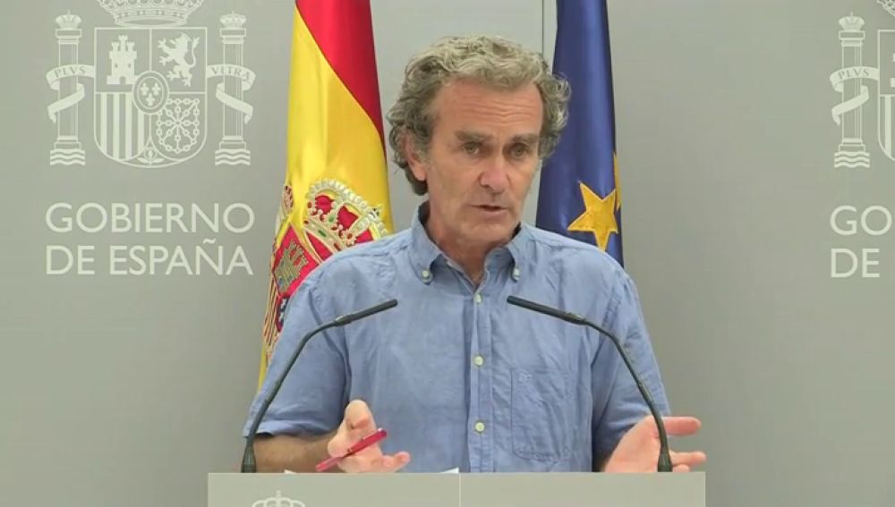 Fernando Simón durante una rueda de prensa