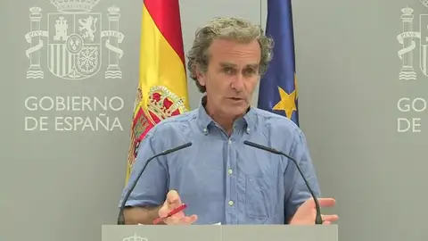 Fernando Simón durante una rueda de prensa Fernando Simón