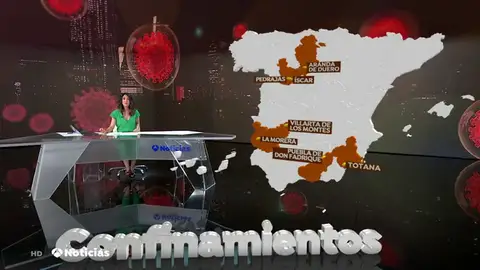 Todas las localidades y zonas que están confinadas por el coronavirus en España Todas las localidades y zonas que están confinadas por el coronavirus en España