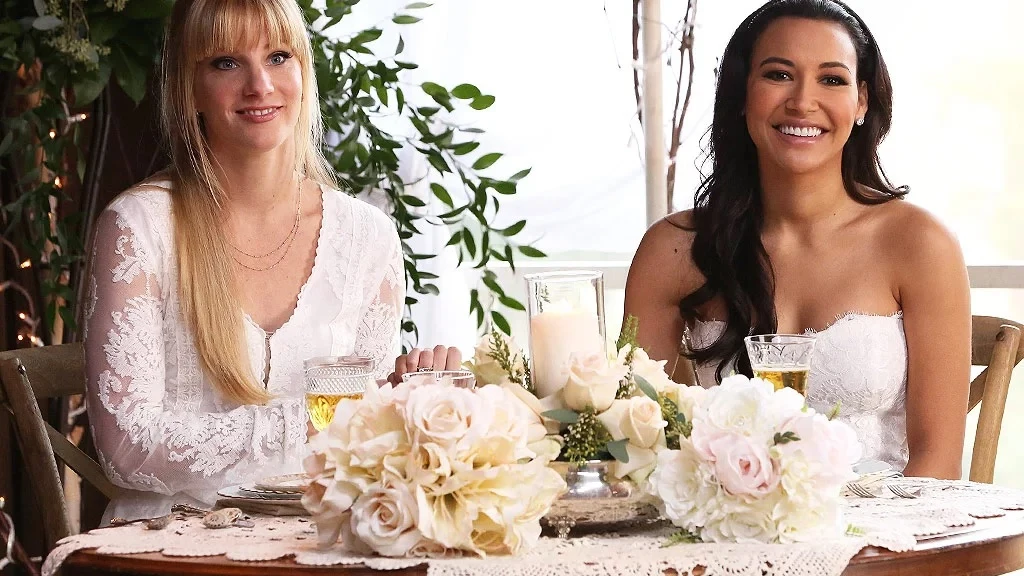 Heather Morris y Naya Rivera en 'Glee' Heather Morris y Naya Rivera en 'Glee'