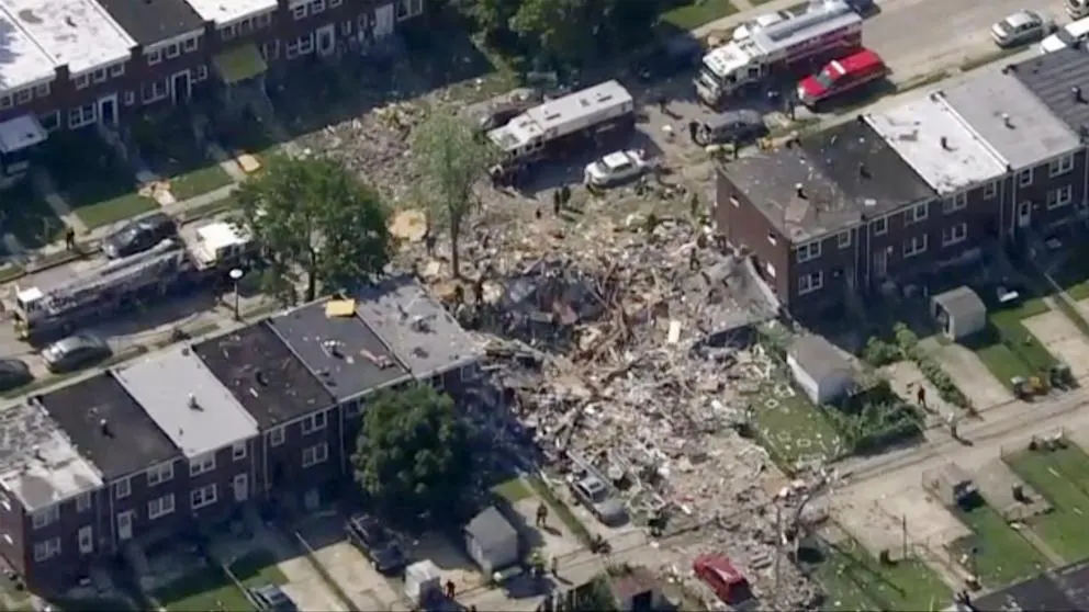 Explosión de gas en Baltimore Baltimore