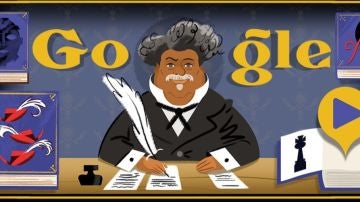 Google dedica su doodle al escritor Alejandro Dumas y a 'El Conde de Montecristo'