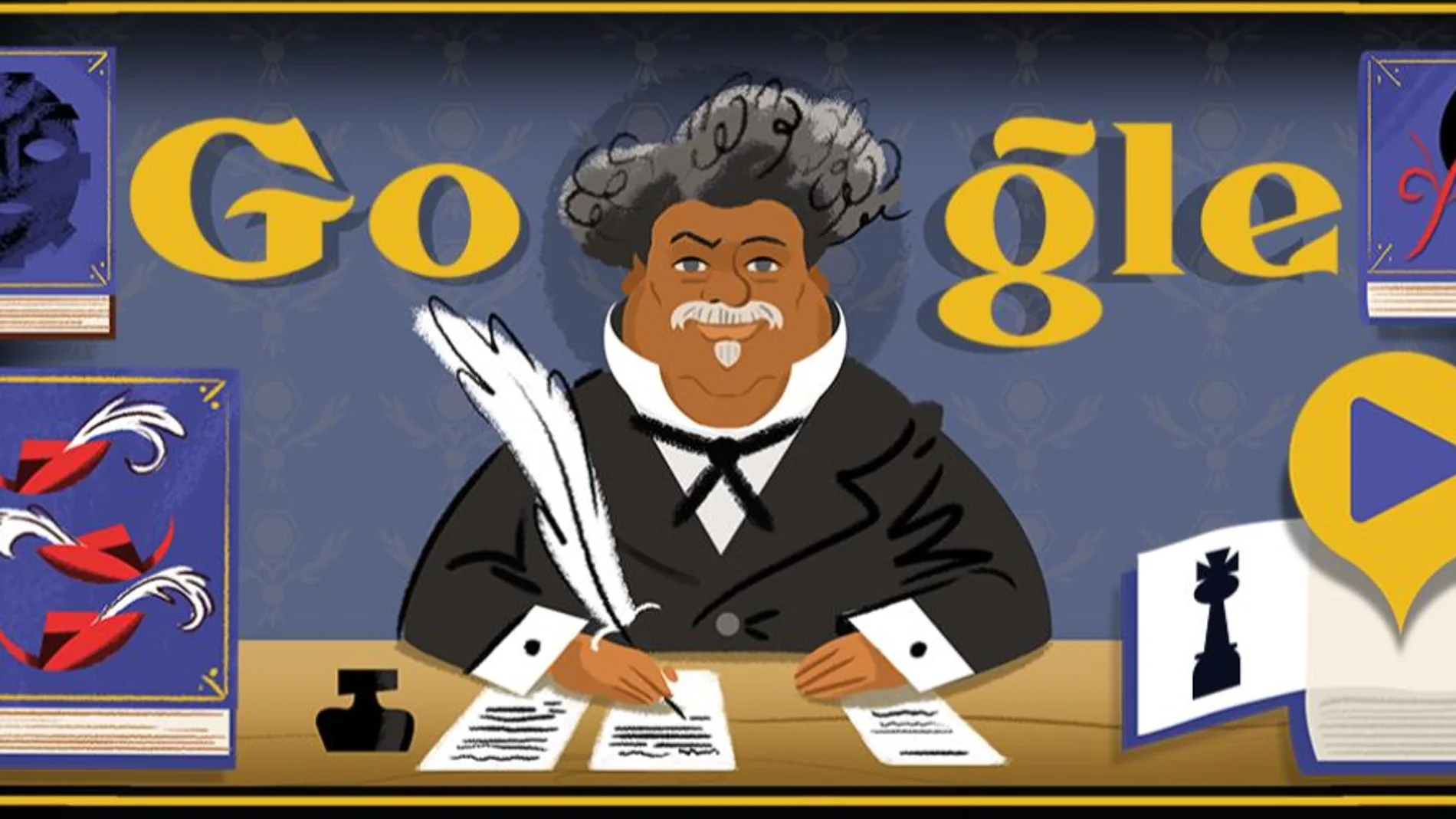 Google dedica su doodle al escritor Alejandro Dumas y a 'El Conde de Montecristo' Google dedica su doodle al escritor Alejandro Dumas y a 'El Conde de Montecristo'