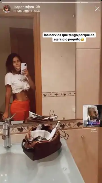 Isa Pantoja explica el motivo de su marcada delgadez Isa Pantoja explica el motivo de su marcada delgadez