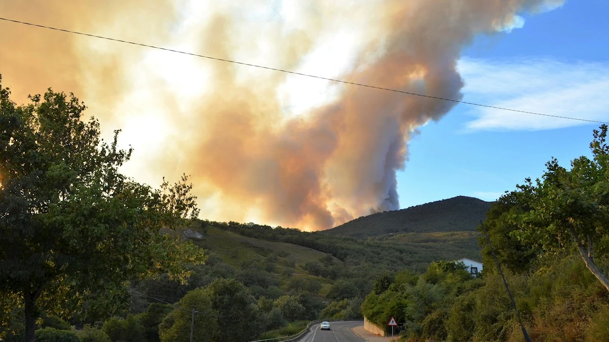 Incendio en el Valle del Jerte Incendio en el Valle del Jerte