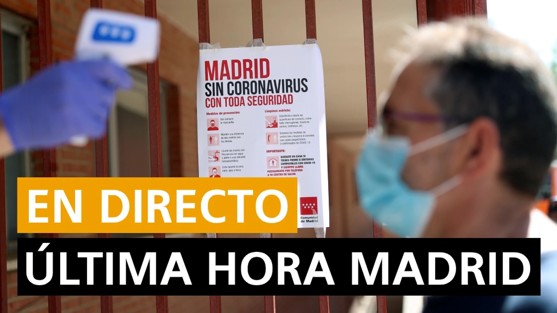 Madrid última hora: Coronavirus, rebrotes, sucesos y últimas noticias en Madrid hoy Madrid última hora: Coronavirus, rebrotes, sucesos y últimas noticias en Madrid hoy