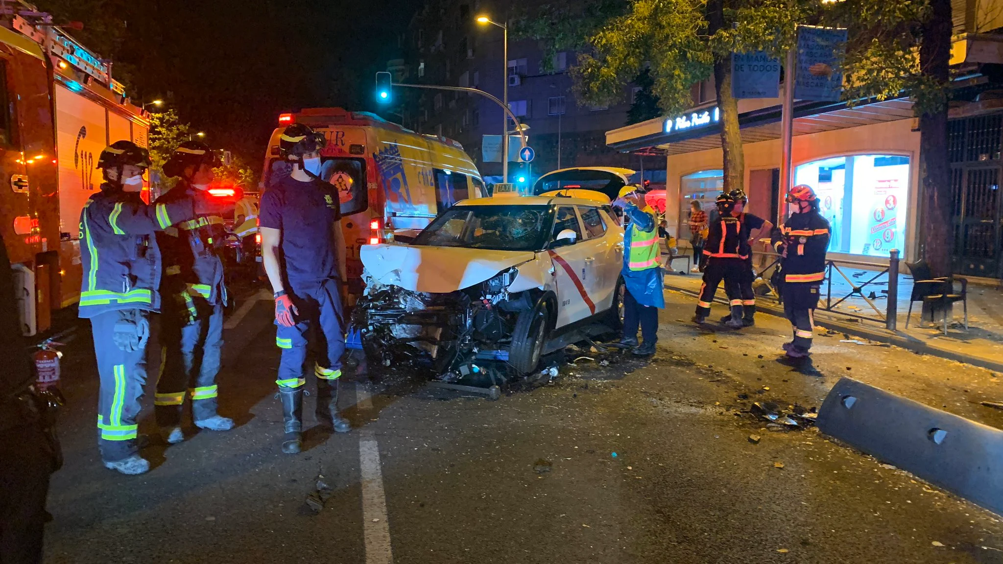 Imagen del atropello m&uacute;ltiple en Bravo Murillo