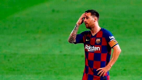 Messi, con el Bar&ccedil;a