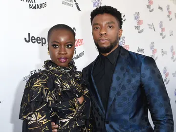 Danai Gurira y Chadwick Boseman, actores de 'Black Panther' Danai Gurira y Chadwick Boseman, actores de 'Black Panther'