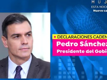 Pedro Sánchez. entrevista en la Cadena SER