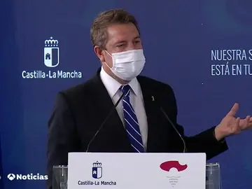 García-Page: "El 80% de los casos de coronavirus de Castilla-La Mancha vinieron de la bomba radioactiva vírica de Madrid" García-Page: "El 80% de los casos de coronavirus de Castilla-La Mancha vinieron de la bomba radioactiva vírica de Madrid"