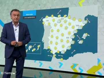 Este miércoles chubascos y tormentas, que podrían ser localmente fuertes, en Baleares, Alicante y Almería