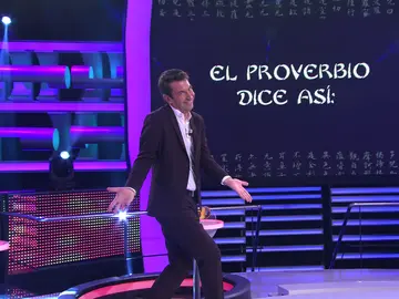 El gran dilema de Arturo Valls por seguir un proverbio chino El gran dilema de Arturo Valls por seguir un proverbio chino