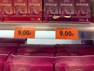 Copa menstrual de Mercadona Copa menstrual de Mercadona