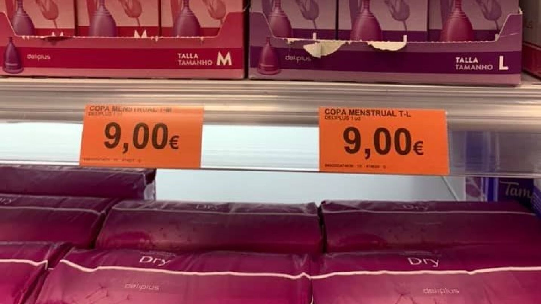 Copa menstrual de Mercadona