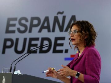 María Jesús Montero: "La reunión con ERC ha sido francamente postiiva, ojalá lleguemos a un proyecto de presupuestos"