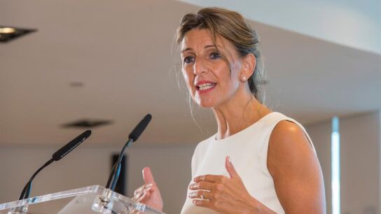 La ministra de Trabajo Yolanda D&iacute;az