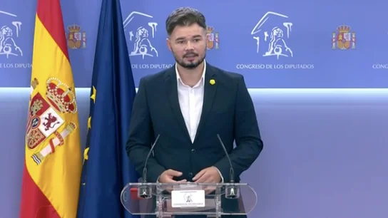 Gabriel Rufián anuncia una nueva reunión para la mesa de diálogo sobre Cataluña mediados de septiembre Gabriel Rufián anuncia una nueva reunión para la mesa de diálogo sobre Cataluña mediados de septiembre