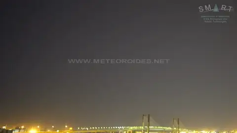 Un fragmento de asteroide ilumina el cielo en el sur de España Un fragmento de asteroide ilumina el cielo en el sur de España