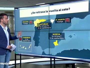 5 comunidades retrasan la vuelta al cole por los rebrotes de coronavirus