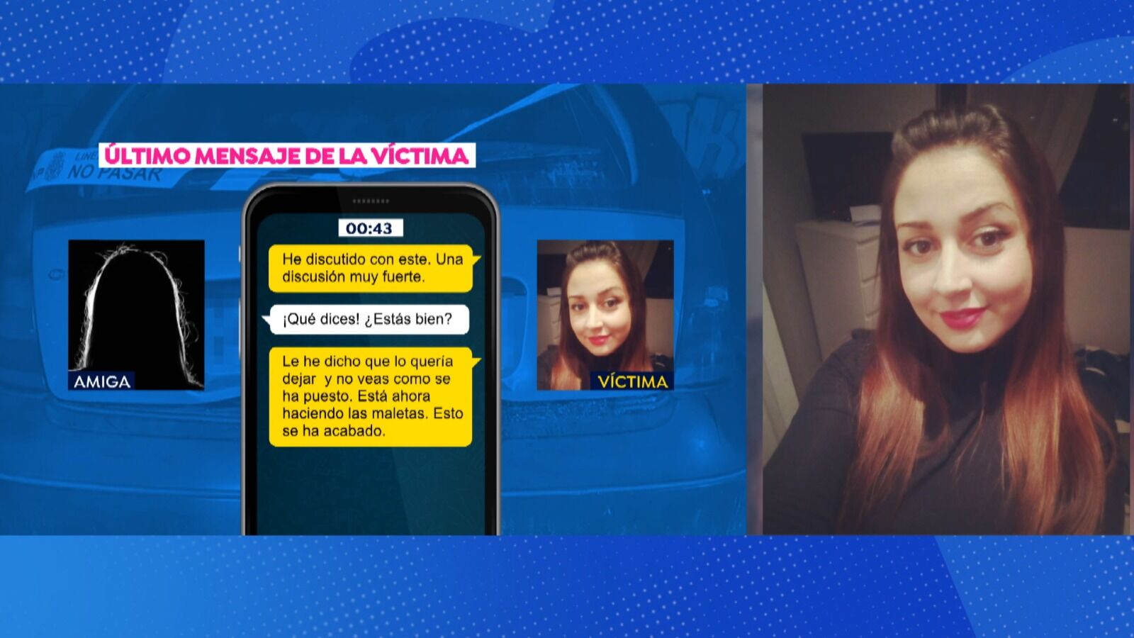 El último mensaje de la mujer asesinada por su pareja y abandonada en un maletero en Valencia