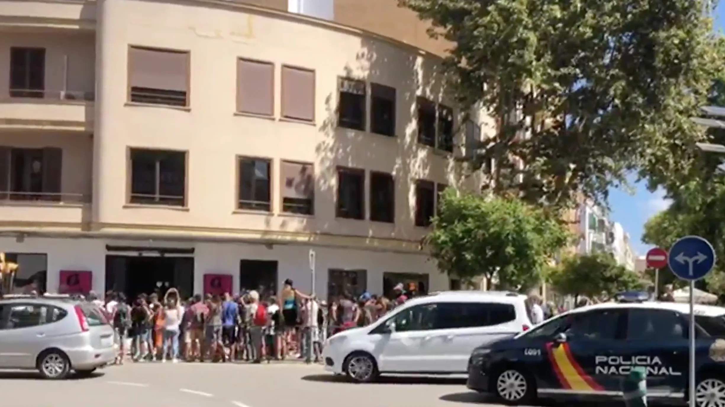 Manifestaci&oacute;n en Ibiza