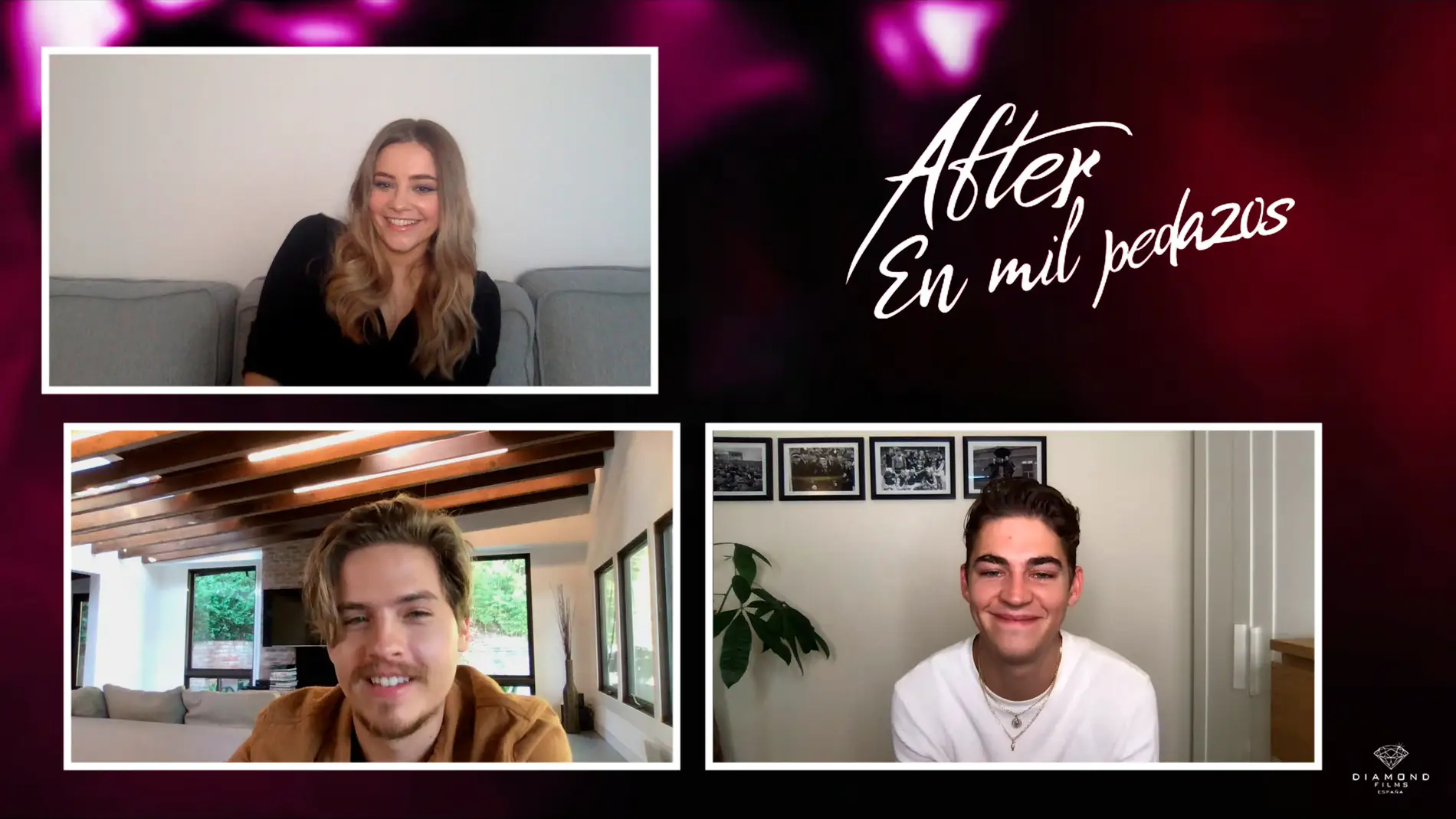 Entrevistamos a Josephine Langford, Dylan Sprouse y Hero Fiennes-Tiffin por 'After'