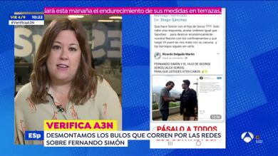  Un falso Fernando Simón aparece con Alexander Soros en una imagen viral