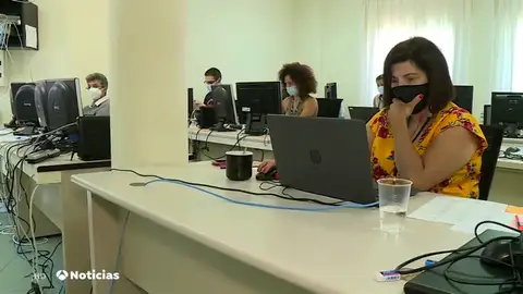 Así trabajan los rastreadores de coronavirus en Canarias Así trabajan los rastreadores de coronavirus en Canarias