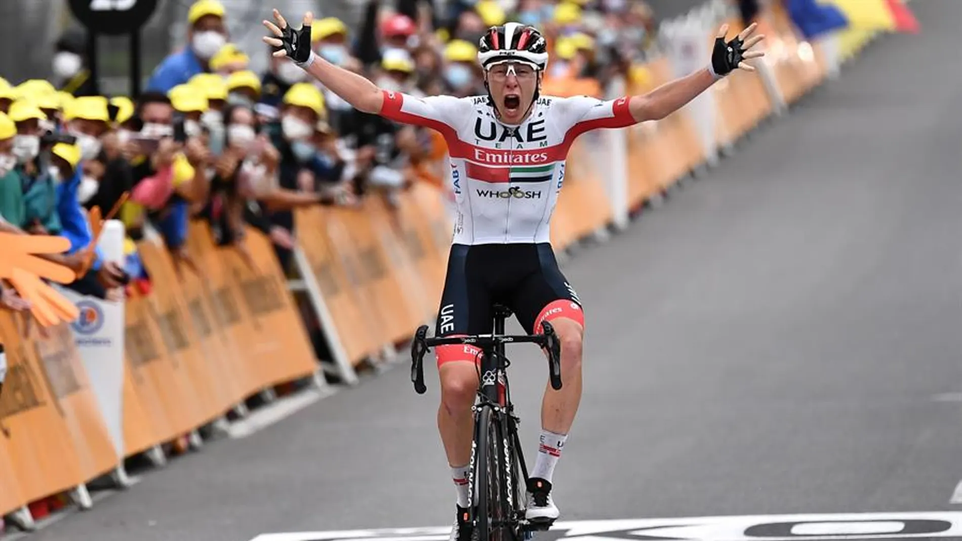 Pogacar gana la 9º etapa del Tour de Francia y Roglic se viste de amarillo Pogacar gana la 9º etapa del Tour de Francia y Roglic se viste de amarillo