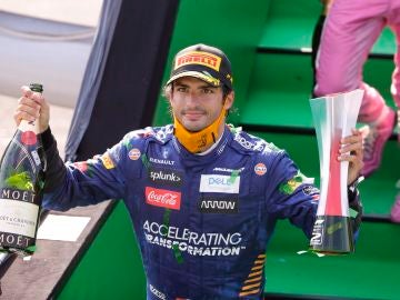 Carlos Sainz, tras su segundo puesto en Monza