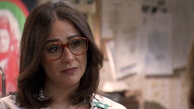 Luz Valdenebro bromea con el cambio de imagen de Guillermo y Cristina para la nueva temporada de 'Amar es para siempre'
